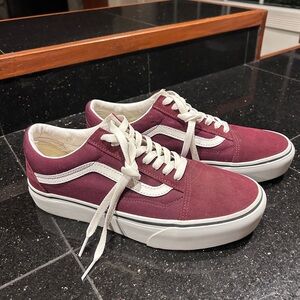 Vans Platform Burgundy
